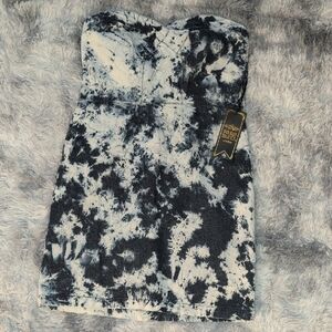 Paris Blues Strapless Denim Dress